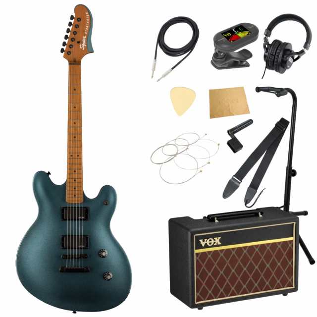 スクワイヤー/スクワイア Squier Contemporary Active Starcaster GMM エレキギター セミアコ アンプ付き 初心者セットの通販は