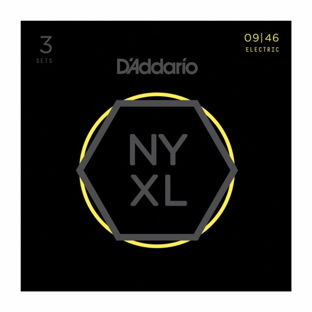 ダダリオ D’Addario NYXL0946-3D エレキギター弦 3セットパック×2パック（6SET）