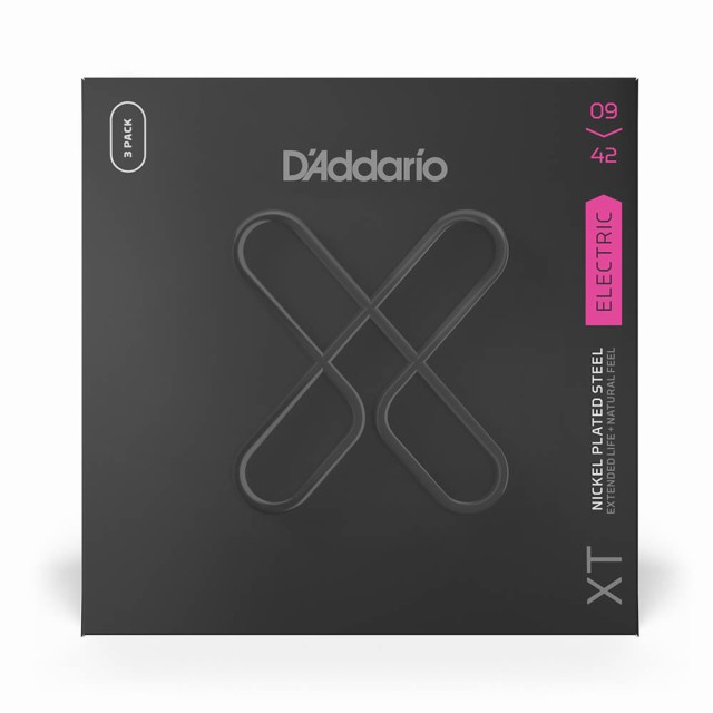 ダダリオ D’Addario XTE0942-3P XT Nickel Super Light エレキギター弦 3セットパック×2パック（6SET）