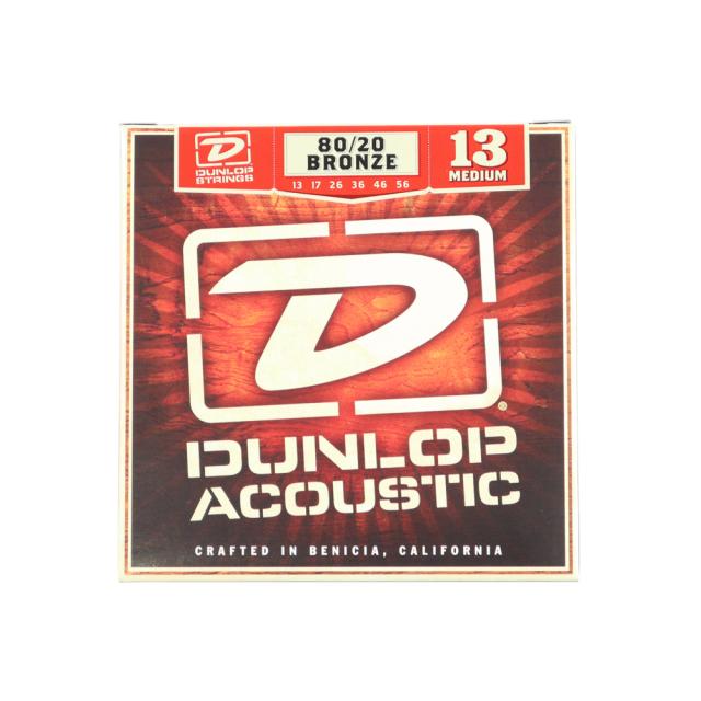 JIM DUNLOP 80/20 BRONZE DAB1356 Medium アコースティックギター弦×6セットの通販は