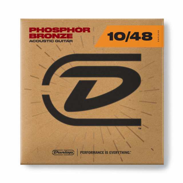 JIM DUNLOP PHOSPHOR BRONZE DAP1048 Extra light アコースティックギター弦×6セット