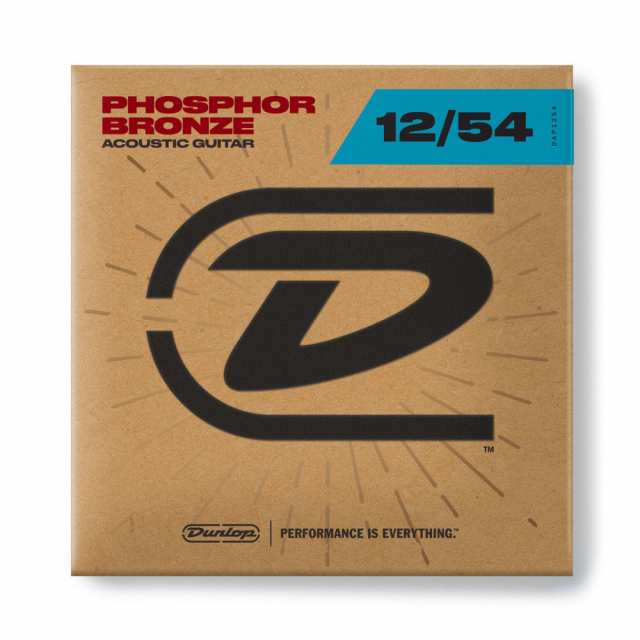 JIM DUNLOP PHOSPHOR BRONZE DAP1254 light アコースティックギター弦×6セット