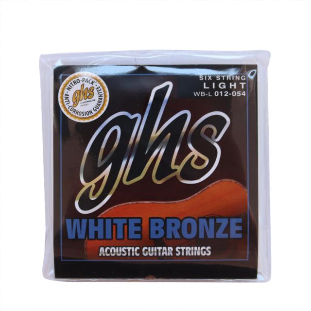 GHS WB-L White Bronze STANDARD LIGHT 012-054 アコースティックギター弦×12セットの通販は