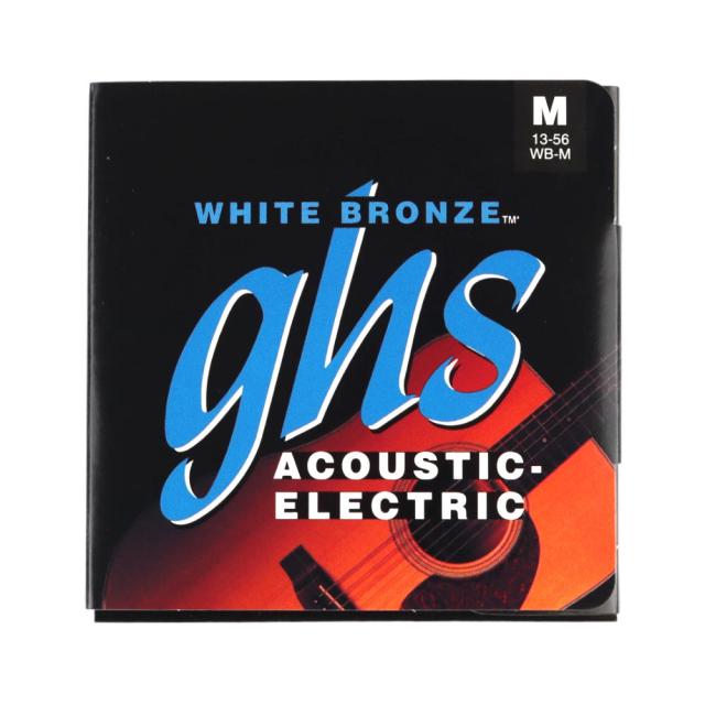 GHS WB-M White Bronze MEDIUM 013-056 アコースティックギター弦×6セット