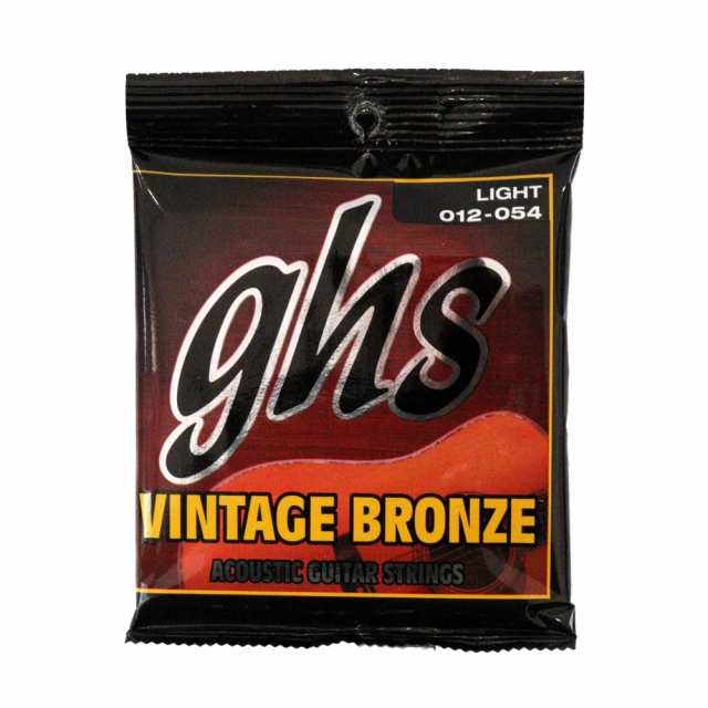 GHS VN-L Vintage Bronze LIGHT 012-054 アコースティックギター弦×12セットの通販は