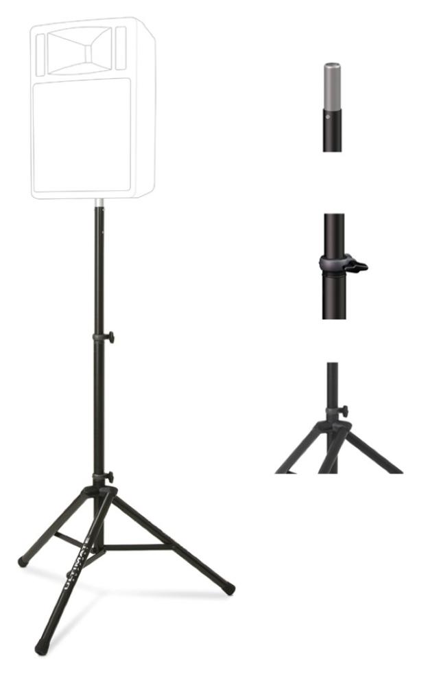 ULTIMATE スピーカースタンド TS-80B 2本　セット Ultimate Support TS-80B Speaker Stand - Black | Sweetwater