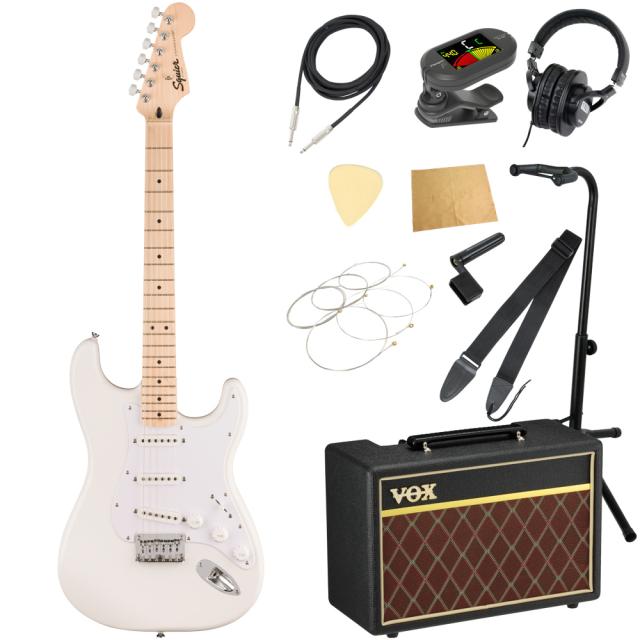 Squier Sonic Stratocaster HT MN AWT エレキギター ストラトキャスター VOXアンプ付き 入門11点 初心者セット