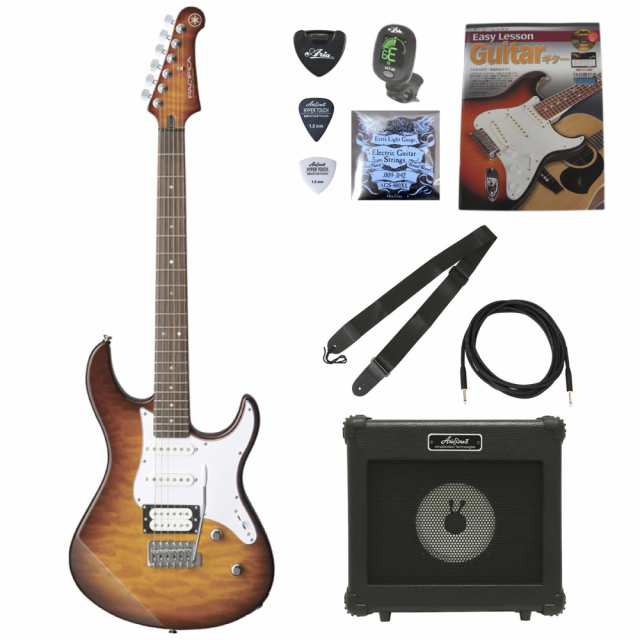 逆輸入 YAMAHA ヤマハ PACIFICA212VQM ARIAアンプと小物 パシフィカ TBS ギター
