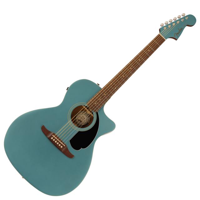 ギター Fender Newporter Player (Tidepool) Fender Newporter Player Acoustic Electric Guitar - Tidepool