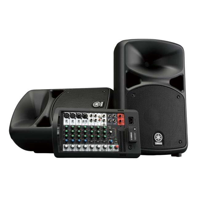 YAMAHA STAGEPAS 600BT ポータブルPAシステム スピーカースタンド マイク2本付きセット_1