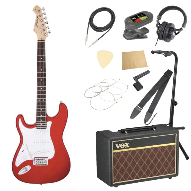 エレキギターセット エレキギター 初心者セット 入門セット Legend レジェンド LST-Z/WH