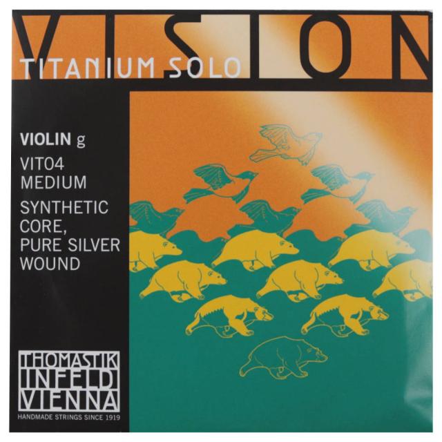 Thomastik Infeld Vision Titanium Solo VIT100 標準 SET バイオリン弦セット