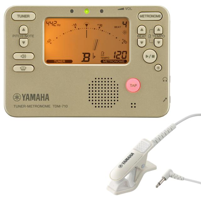 チューナー メトロノーム ヤマハ YAMAHA TDM-710GL＆TM-40IV 吹奏楽 管楽器 弦楽器 ブラスバンド オーケストラの通販は
