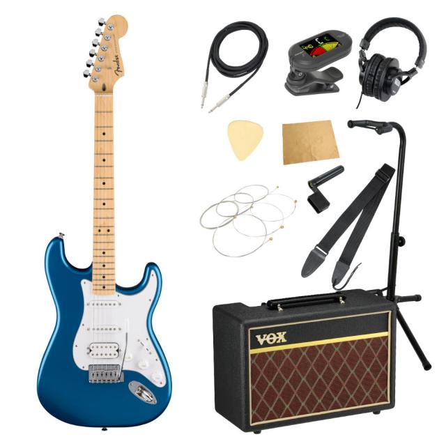 Fender フェンダー Standard Stratocaster HSS MN WPG AMM エレキギター VOXアンプ付き 入門11点 初心者セット