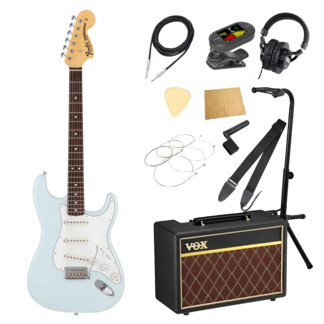 Fender フェンダー Made in Japan Traditional Late 60s Stratocaster RW SNB VOXアンプ付き 入門11点 初心者セット