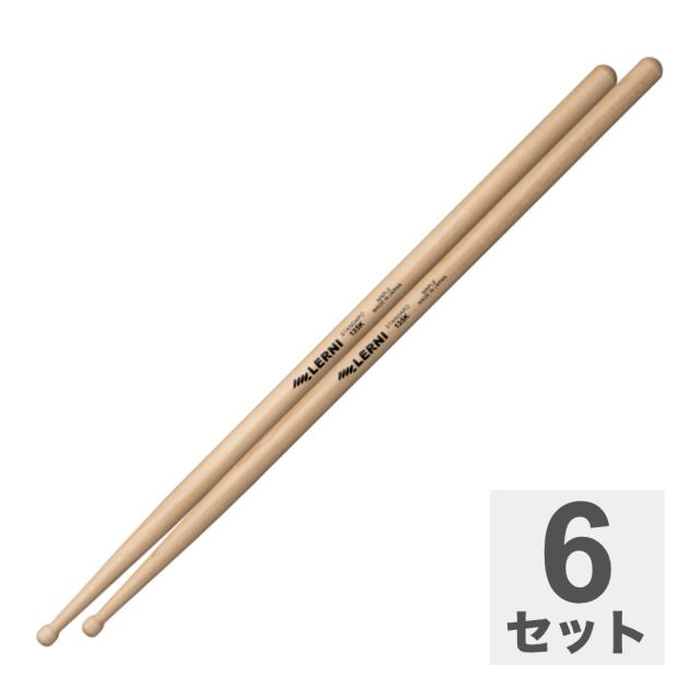 LERNI レルニ M-135KW Maple Standard Series ドラムスティック×6セット