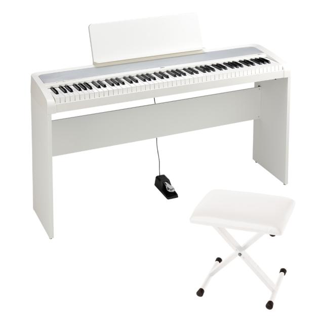 陰電子洋琴 KORG B2+ WH コルグ 88鍵盤楽器 純然たる照明ランプ 居敷き付き添い人仕かける