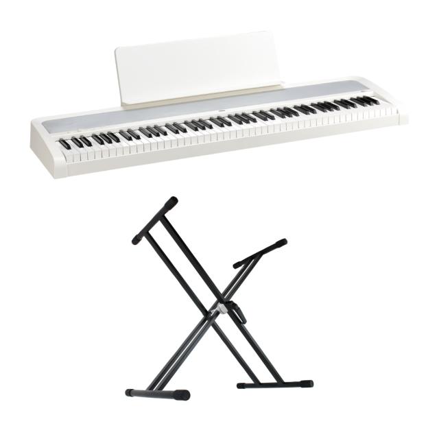 電子ピアノ KORG B2+ WH コルグ 88鍵盤 X型スタンドセット 【公式通販】