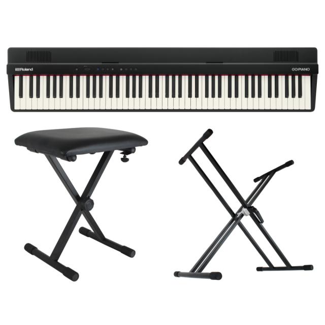 ROLAND ローランド GO-88PX GO:PIANO88 Entry Keyboard Piano X型スタンド/椅子付きセット エントリーキーボード ピアノ 88鍵盤 30,615円