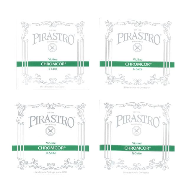 PIRASTRO Chromcor 4/4サイズ用バイオリン弦セット E線ループエンド