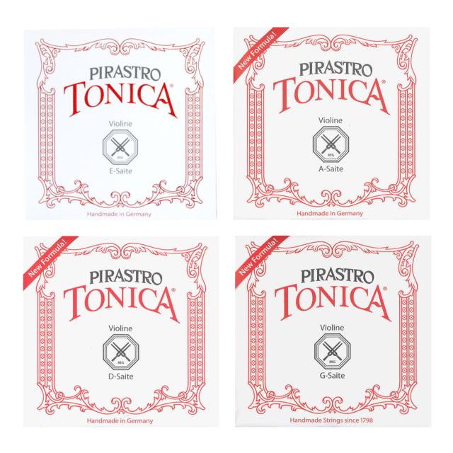 PIRASTRO TONICA 4/4サイズ用バイオリン弦セット E線ボールエンド