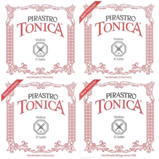 PIRASTRO TONICA 4/4サイズ用バイオリン弦セット E線ループエンドの通販は