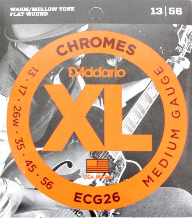 ダダリオ D’Addario ECG26×3SET フラットワウンド ギター弦