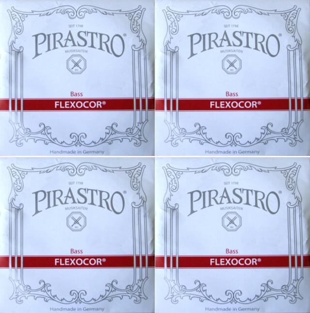 コントラバス弦　ピラストロ　フレクソコアデラックス　4弦セット クロサワバイオリン | Flexocor Deluxe Contrabass