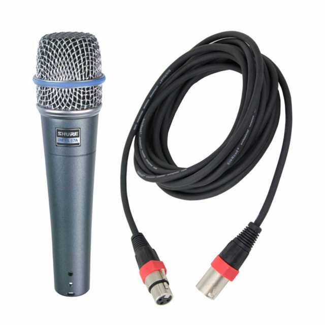 直販ショッピング SHURE BETA57A-J 5Mマイクケーブル（XLRオス-メス