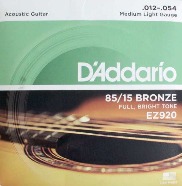 ダダリオ D’Addario EZ920 Medium Light ×10SET アコースティックギター弦