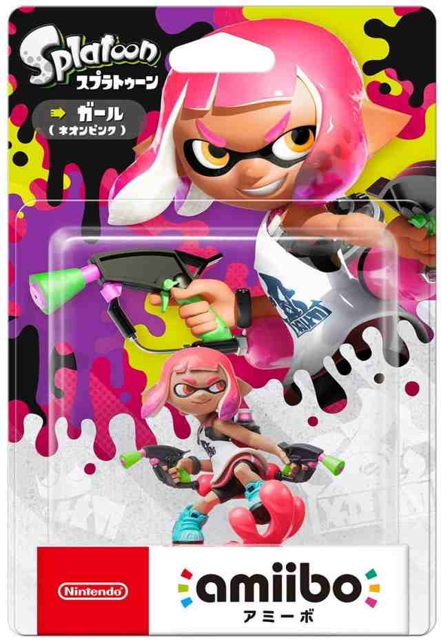 中古 ｗｉｉｕ ハード ガール Amiibo ネオンピンク スプラトゥーンシリーズの通販はau Pay マーケット コレクションモール