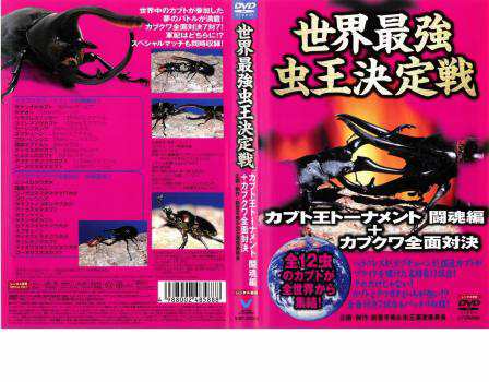 「売り尽くし」ケース無:: 世界最強 虫王決定戦 カブト王トーナメント 闘魂編+カブクワ全面対決 中古DVD レンタル落ち｜au PAY マーケット
