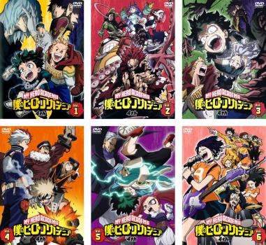 僕のヒーローアカデミア 4th 全6枚 第64話〜第88話 最終 レンタル落ち 全巻セット 中古 DVD ケース無 僕のヒーローアカデミア 4th 全6枚 第64話〜第88話 最終