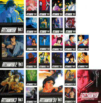 CITY HUNTER シティーハンター 全27枚 第1期 全9巻 + 第2期 全11巻 + 第3期 全3巻 + 第4期 ’91 全3巻 + 劇場版 新宿プライベート・アイ