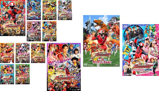 手裏剣戦隊ニンニンジャー 全14枚 TV版 全12巻 + THE MOVIE 恐竜殿さまアッパレ忍法帖! + ニンニンガールズ VS ボーイズ FINAL WARS 中古DVD 全巻セット レンタル落ち ケース無 10,636円