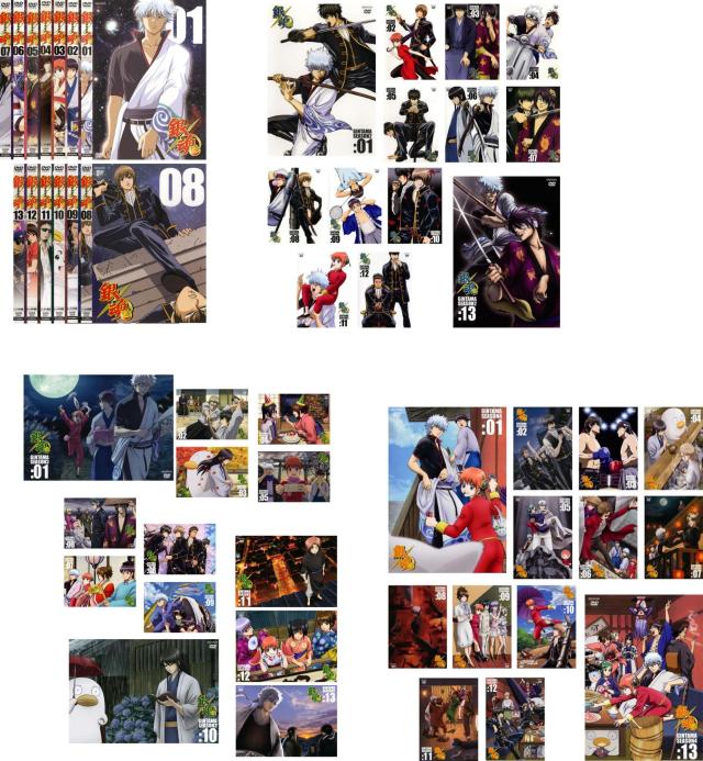 銀魂 全52枚 シーズン1 全13巻、2 全13巻、3 全13巻、4 全13巻 中古DVD 全巻セット レンタル落ち ケース無「売り尽くし」