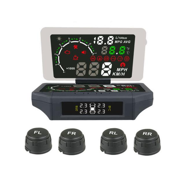 フロントウィンドウヘッドアップディスプレイ Obd2 スキャンツール Tpms タイヤ空気圧 温度 モニターシステムの通販はau Pay マーケット Disk House