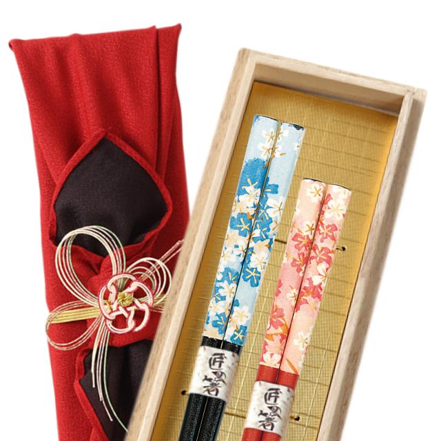 箸 夫婦箸 結婚祝い 敬老の日 ギフト 高級箸 おしゃれ かわいい 桐箱 箸 ペア 二膳セット 若狭塗 夫婦箸和紙桜 敬老の日 ギフト プレゼの通販はau Pay マーケット 総合雑貨の専門店 雑貨屋