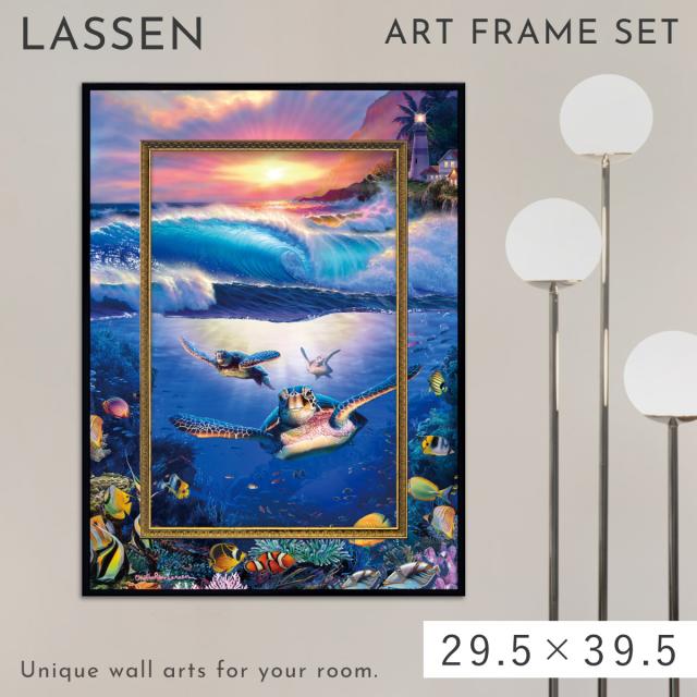 ラッセン 絵画 29.5×39.5cm 父の日 ギフト クリスチャン・リース