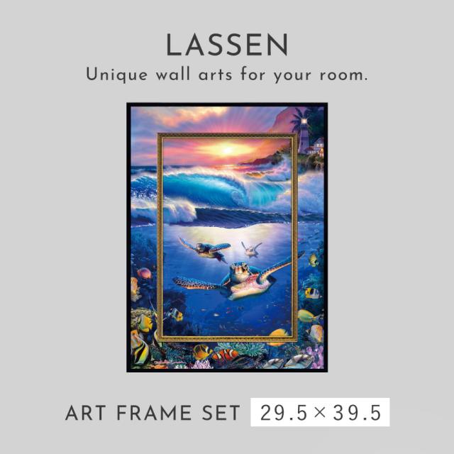 クリスチャン .リース.ラッセン.絵画 ラッセン 絵画 29.5×39.5cm 父の日 ギフト クリスチャン・リース