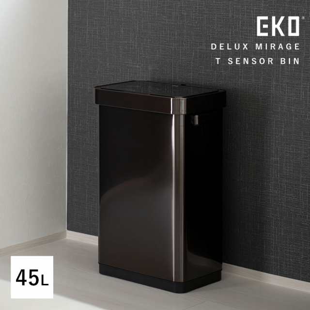 ゴミ箱 eko 45リットル センサー ステンレス キッチン 自動開閉 スリム