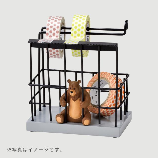 末草さんの親子クマのテープカッター