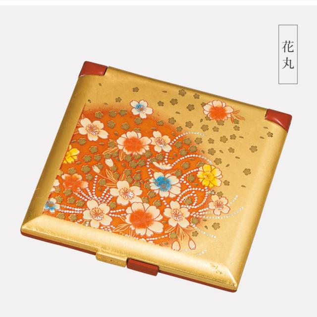 手鏡 折りたたみ コンパクトミラー 和柄 和風 高級 山中塗 蒔絵