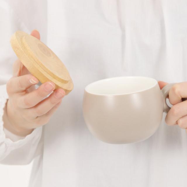 マグカップ 北欧 蓋付き 電子レンジ対応 陶器 おしゃれ カップ