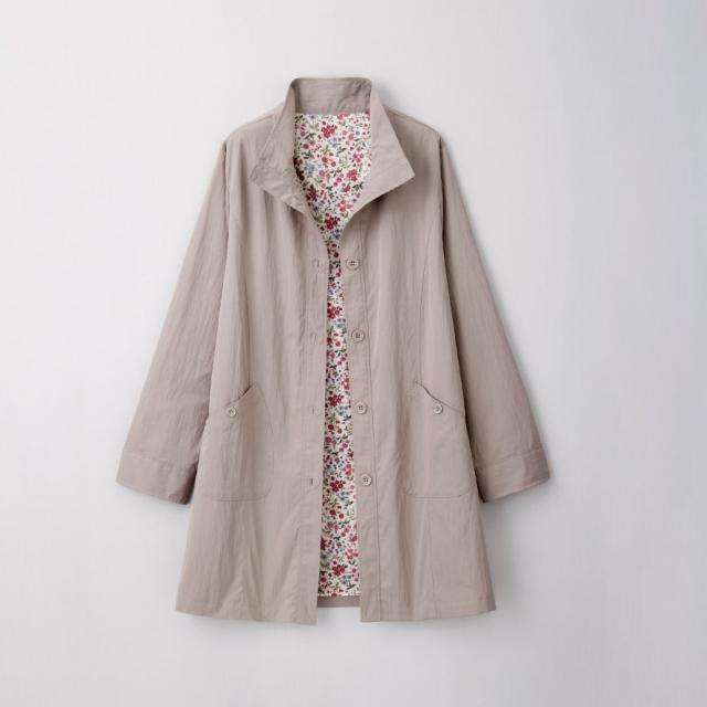 はっ水 UVカット ジャケット レディース ミセス 春 コート 薄手 M L LL