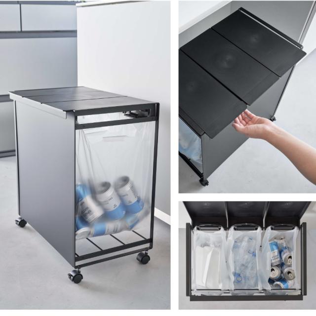 分別　ダストワゴン　ゴミ箱　整理整頓　空き缶　空き瓶　便利 分別 ダストワゴン ゴミ箱 整理整頓 空き缶 空き瓶 便利 【公式