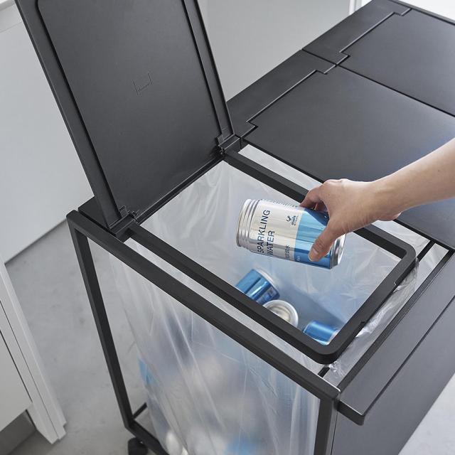 ゴミ箱 ワゴン 45l キッチン 分別 キャスター ふた付き 目隠し tower