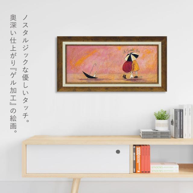 サムトフト 絵画 絵 63.5×32.5cm 【スニーキーワン】 アートパネル