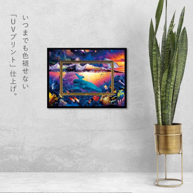クリスチャンラッセン ゴールデンモーメント GOLDEN MOMENTS 複製画 ラッセン 絵画 29.5×39.5cm 父の日 ギフト クリスチャン・リース