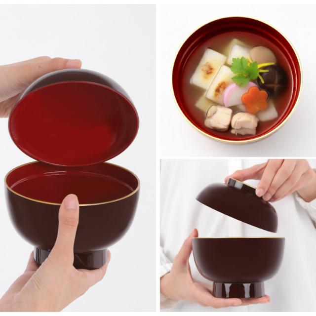 雑煮椀 お雑煮 お椀 お吸い物 吸物椀 お正月 正月 おせち おせち料理 和食 和食器 食器 食洗機対応 蓋付き 汁椀 味噌汁 お味噌汁 おわん の通販はau Pay マーケット ココチのくらし雑貨店